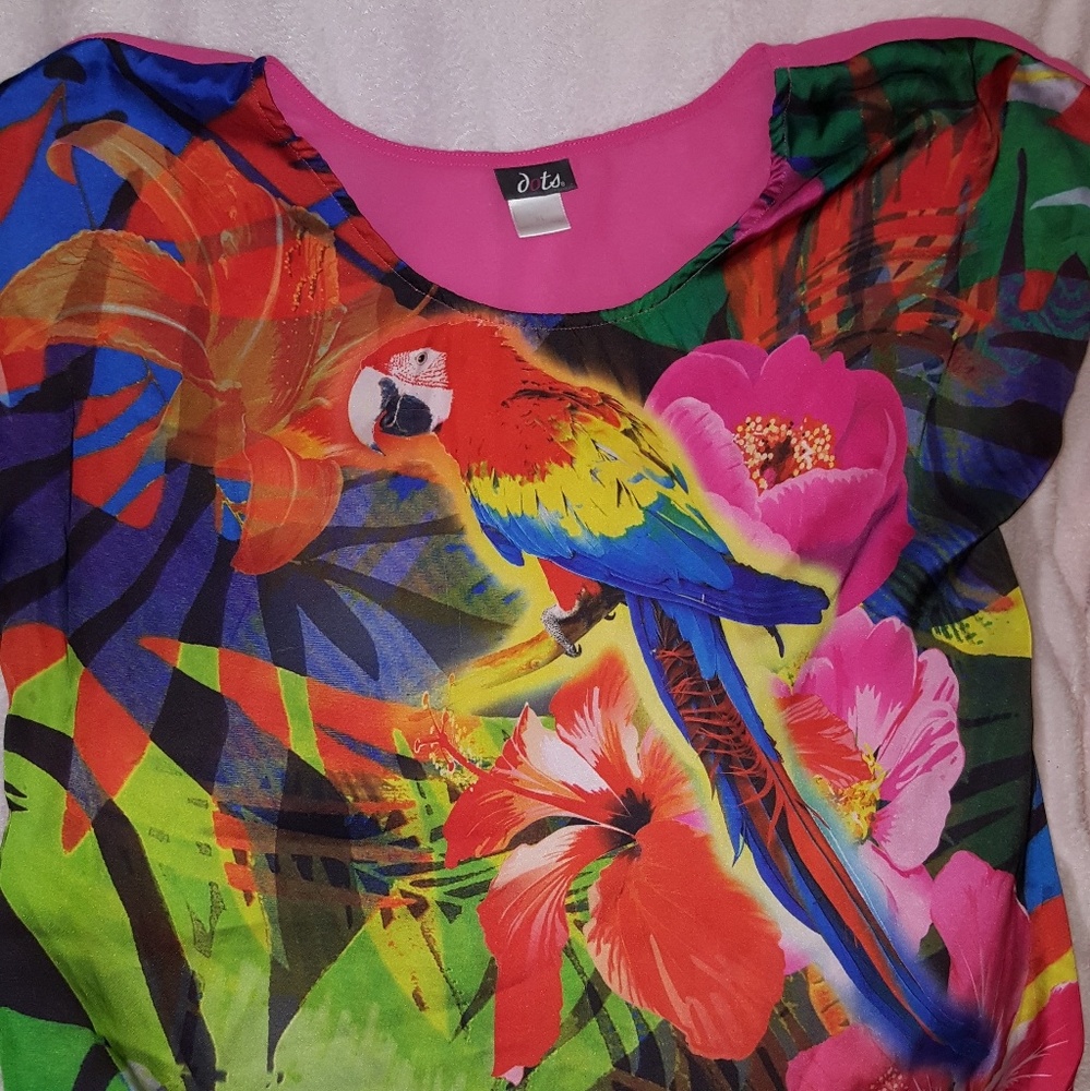 Colorful light casual dress top